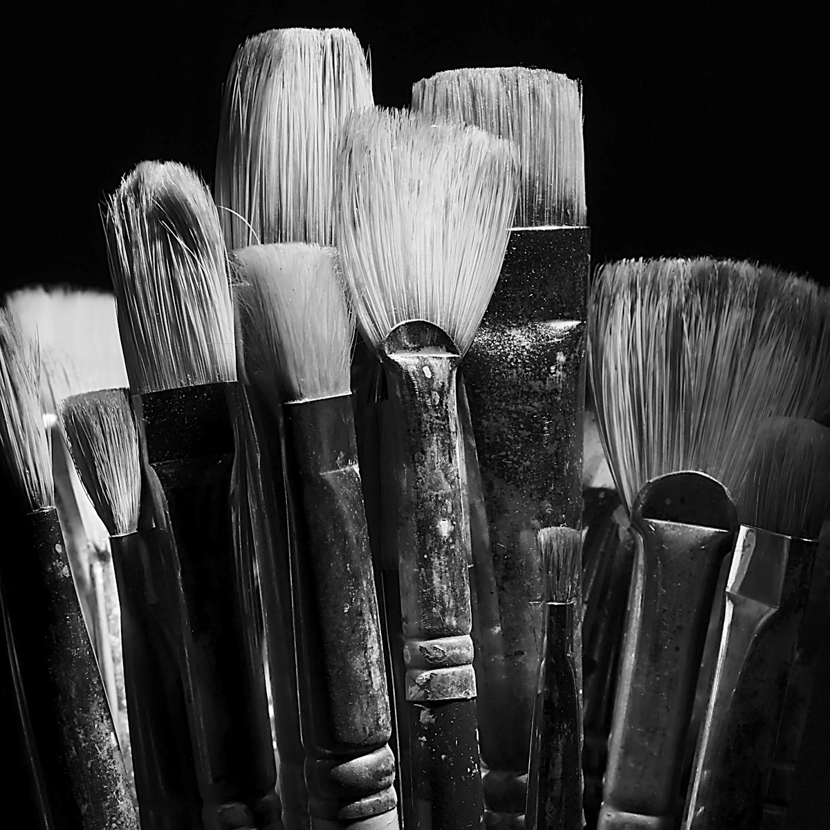 a group of brushes
